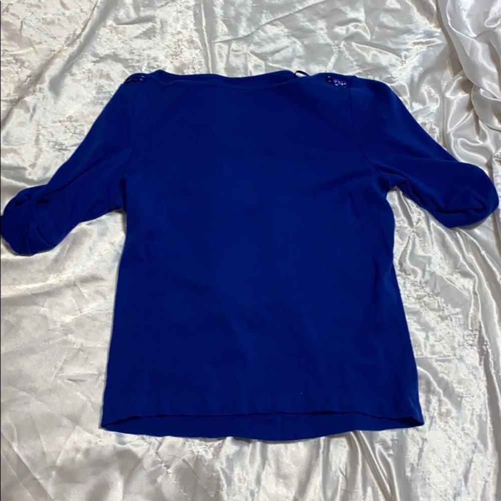 Cute blue shirt